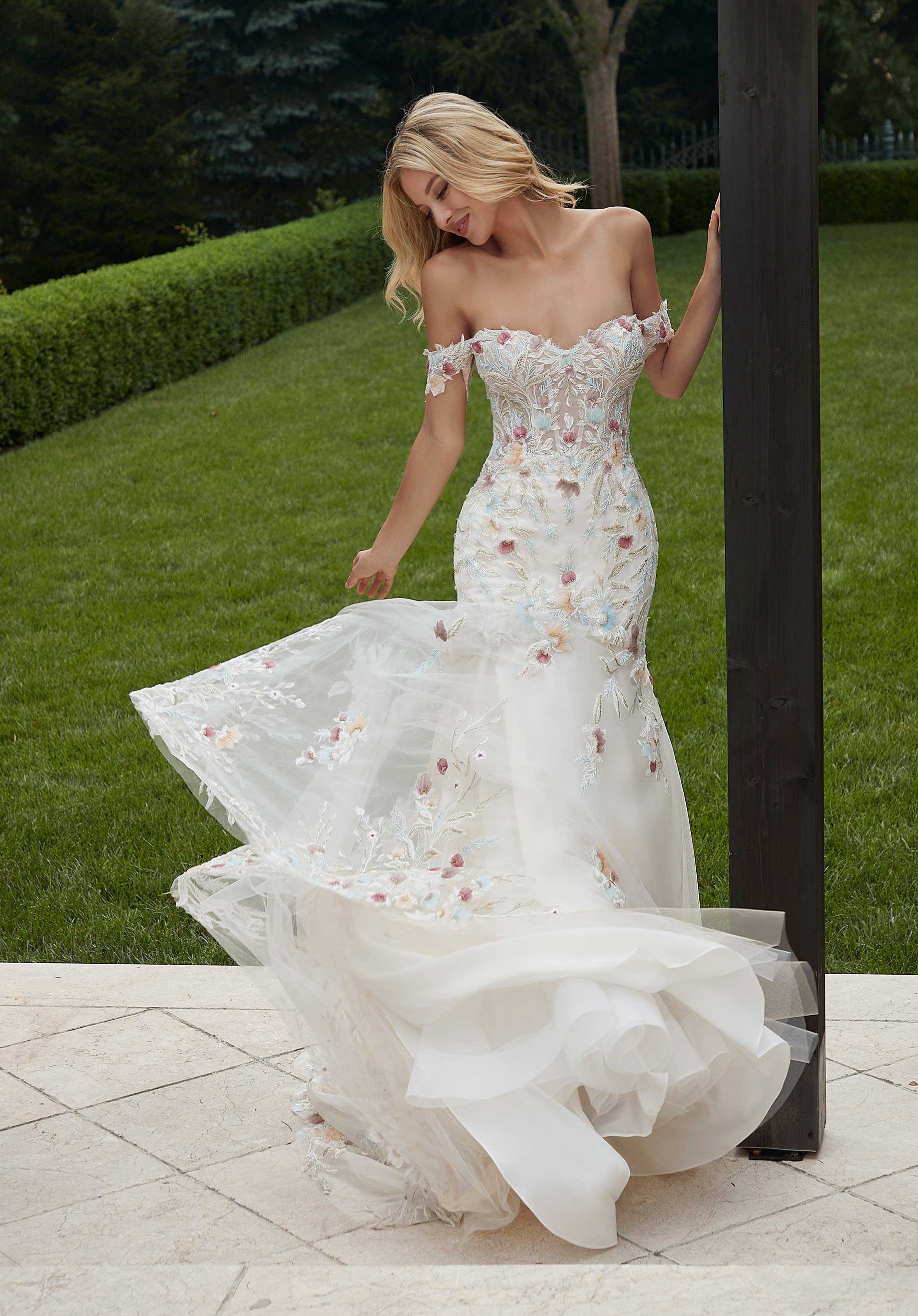 colorful summer wedding dress ideas