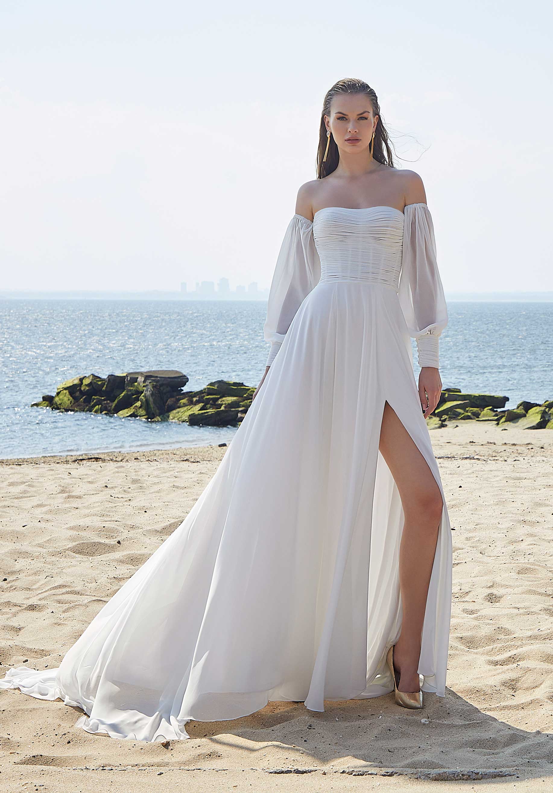 spring beach wedding dress ideas